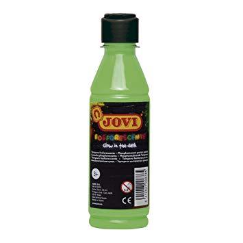 TEMPERA JOVI LIQUIDA FOSFORESCENTE 250 ml (botella) VERDE MEDIO