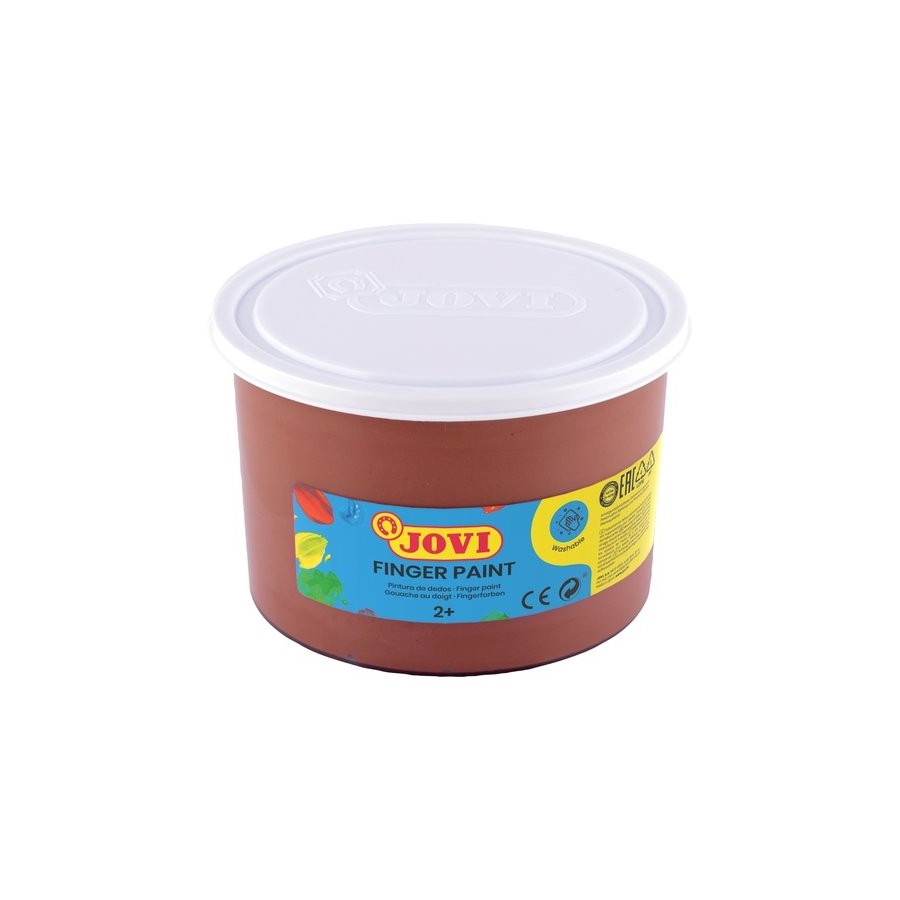 PINTURA de DEDOS JOVI 500 ml (bote) MARRON