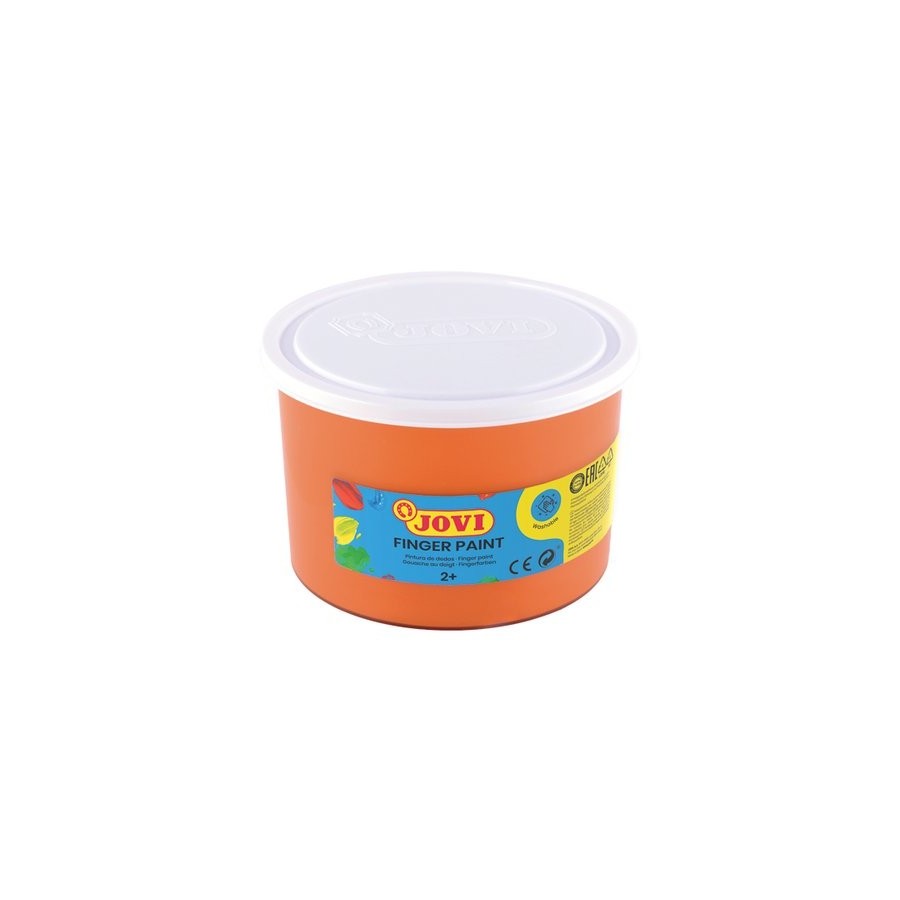 PINTURA de DEDOS JOVI 500 ml (bote) NARANJA