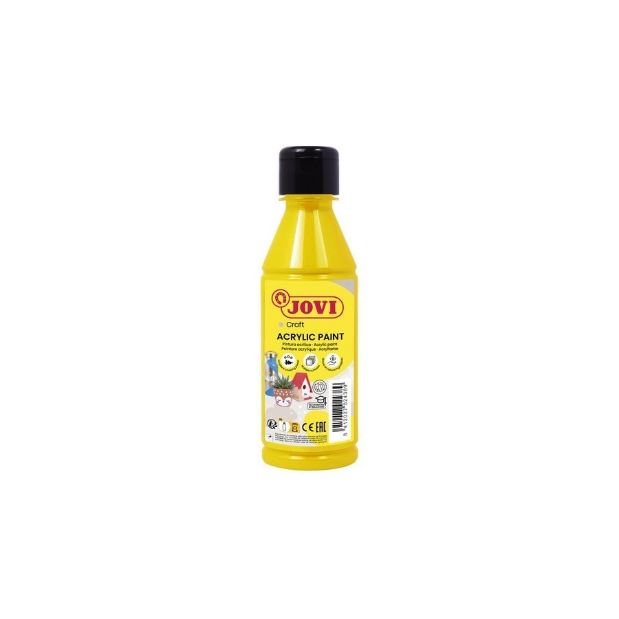 PINTURA LATEX JOVI DECOR 250 ml (botella) AMARILLO