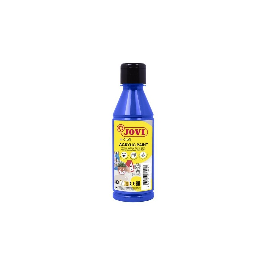 PINTURA LATEX JOVI DECOR 250 ml (botella) AZUL ULTRAMAR