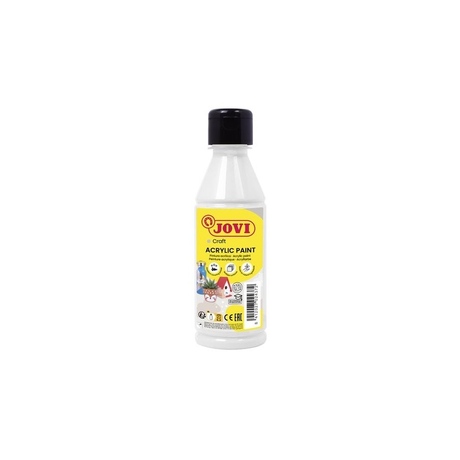 PINTURA LATEX JOVI DECOR 250 ml (botella) BLANCO