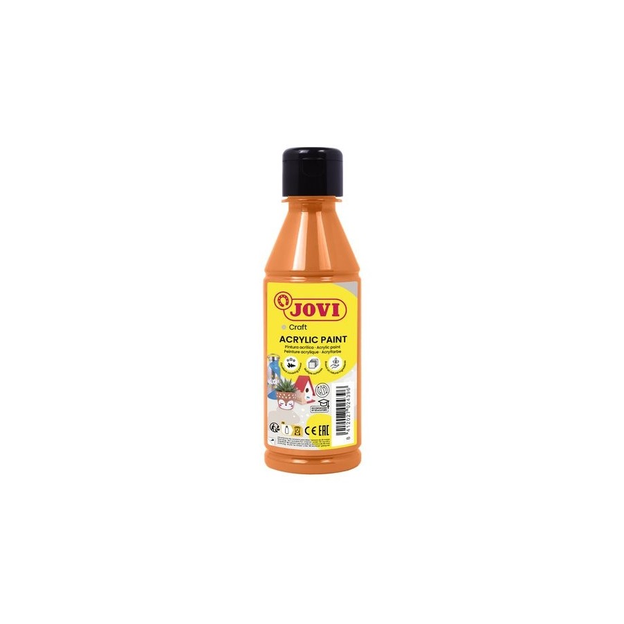 PINTURA LATEX JOVI DECOR 250 ml (botella) NARANJA