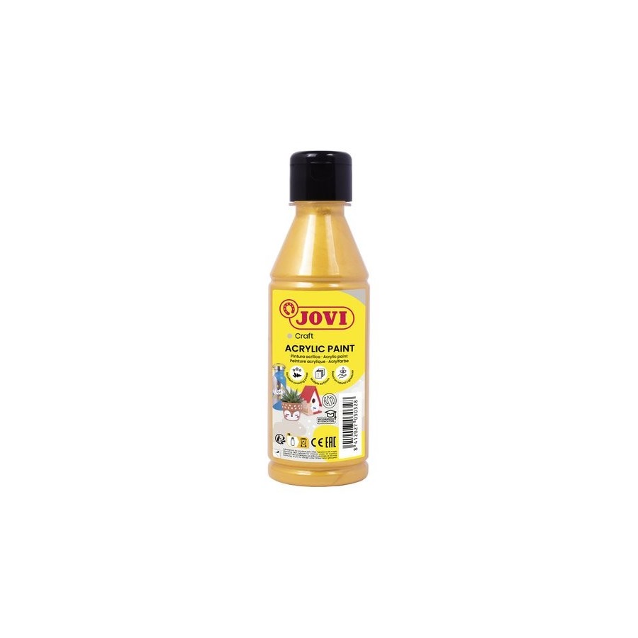 PINTURA LATEX JOVI DECOR 250 ml (botella) ORO