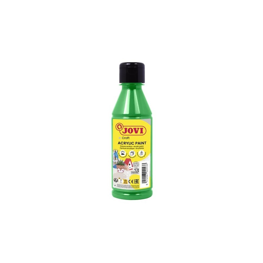 PINTURA LATEX JOVI DECOR 250 ml (botella) VERDE MEDIO
