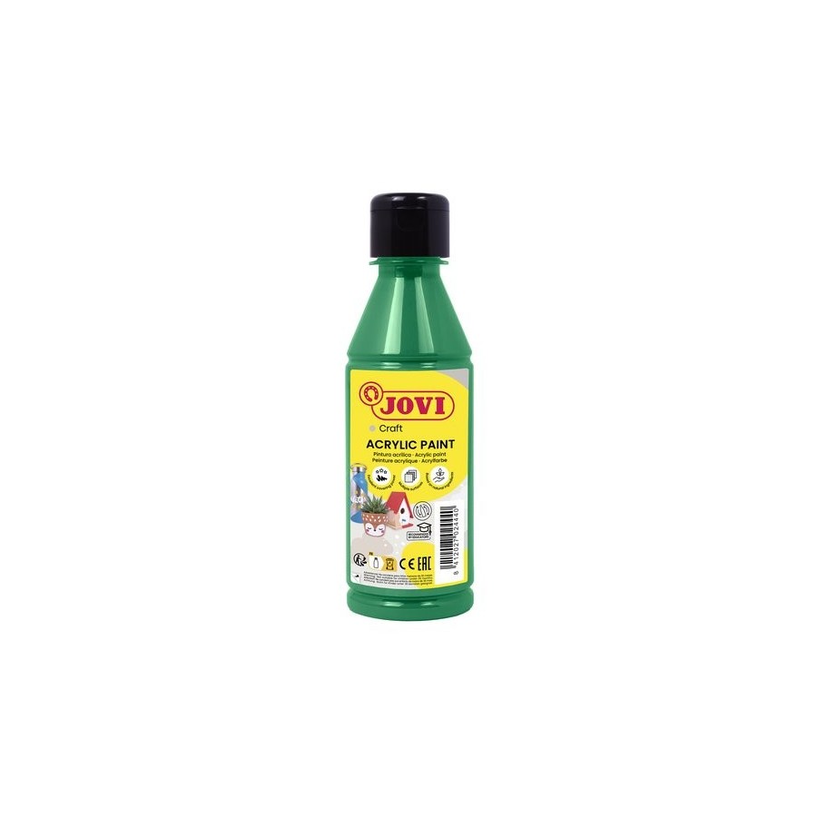 PINTURA LATEX JOVI DECOR 250 ml (botella) VERDE OSCURO