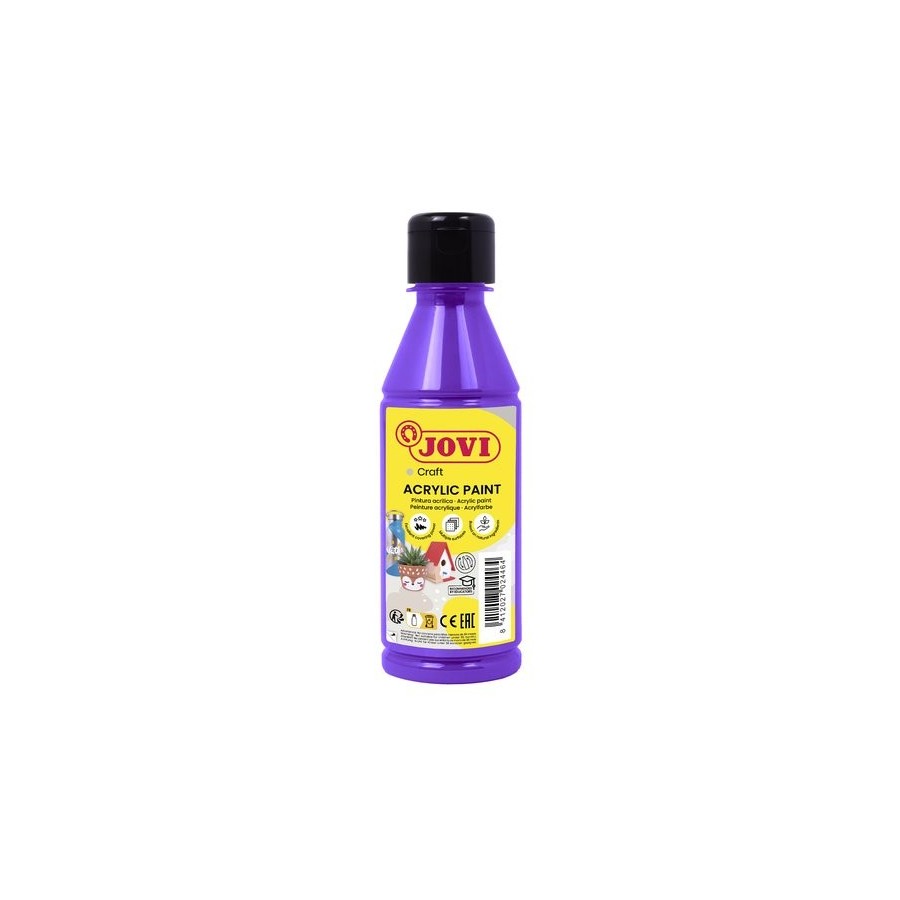 PINTURA LATEX JOVI DECOR 250 ml (botella) VIOLETA