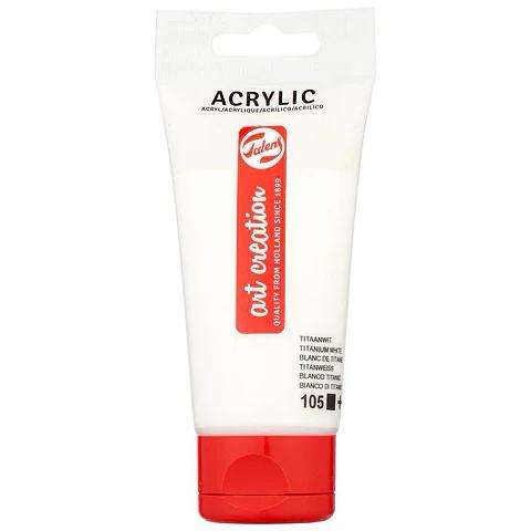PINTURA ACRILICA TALENS ART CREATION 75 ml (Tubo) BLANCO PURO