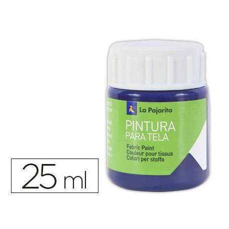 PINTURA para TELA LA PAJARITA 25 ml (bote) AZUL VICTORIA T-04