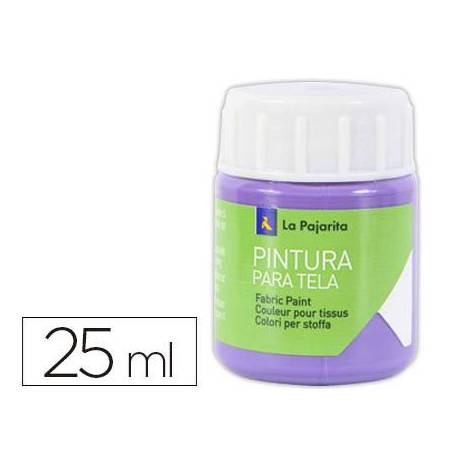 PINTURA para TELA LA PAJARITA 25 ml (bote) LILA T-13