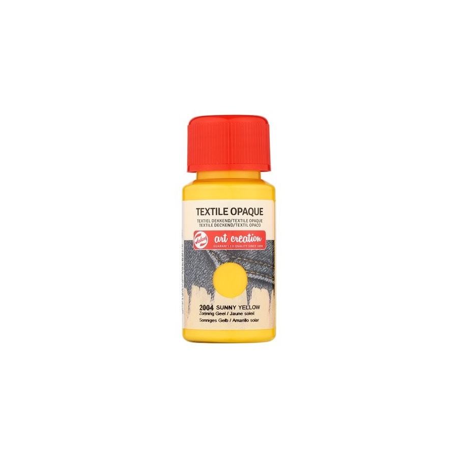 PINTURA para TELA TALENS ART CREATION OPACA 50 ml (bote) AMARILLO SOL
