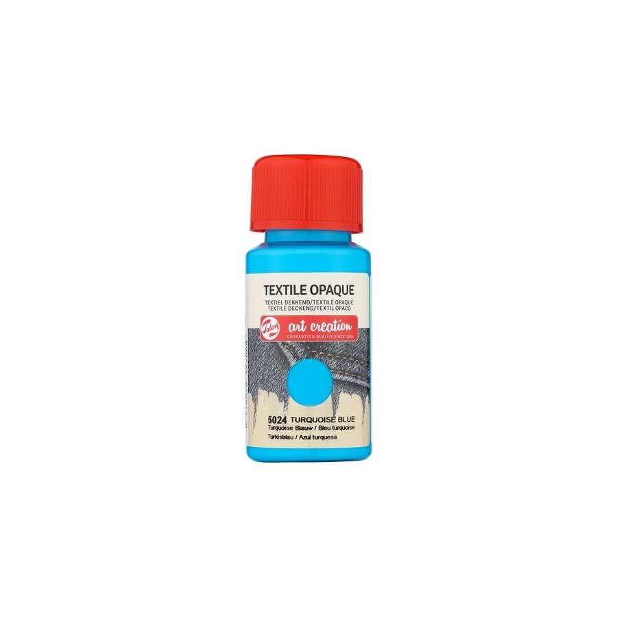 PINTURA para TELA TALENS ART CREATION OPACA 50 ml (bote) AZUL TURQUESA