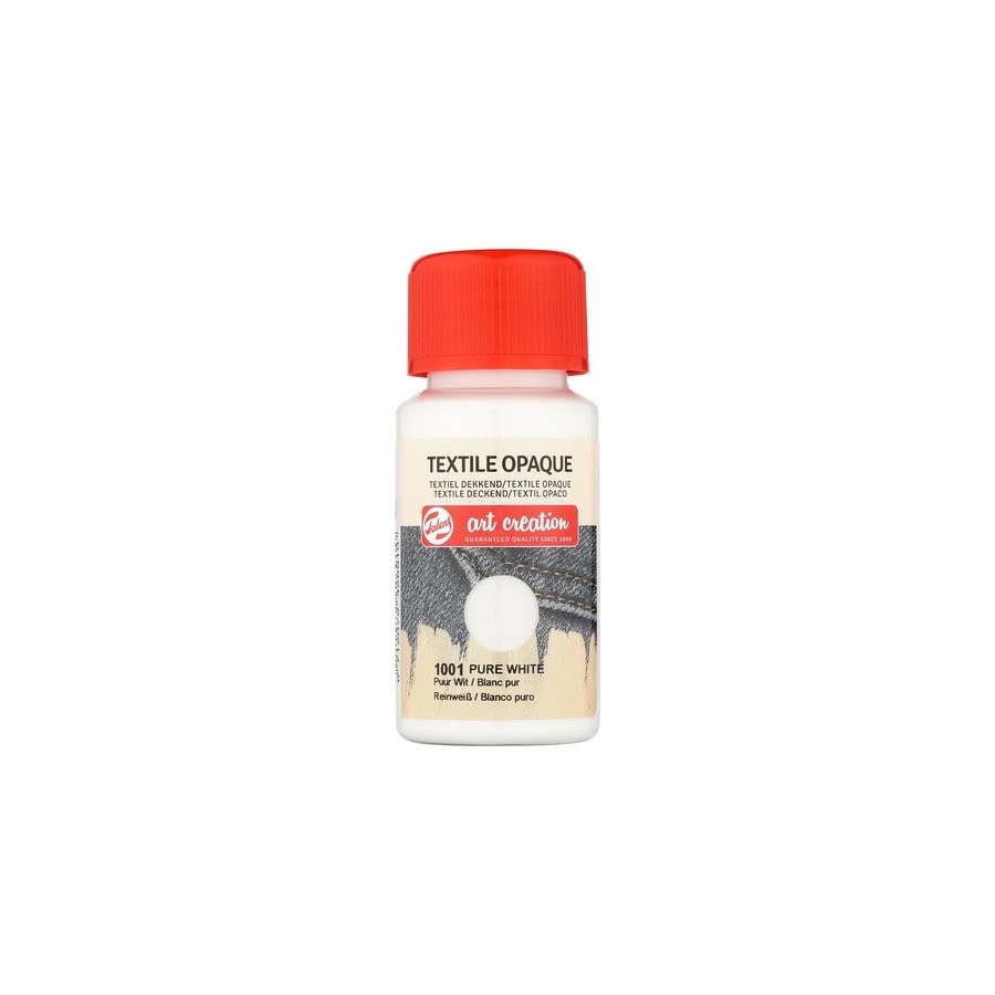 PINTURA para TELA TALENS ART CREATION OPACA 50 ml (bote) BLANCO PURO