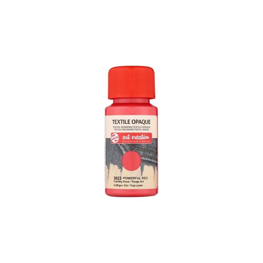 PINTURA para TELA TALENS ART CREATION OPACA 50 ml (bote) ROJO PODER