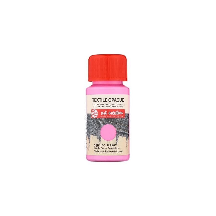 PINTURA para TELA TALENS ART CREATION OPACA 50 ml (bote) ROSA CHICLE