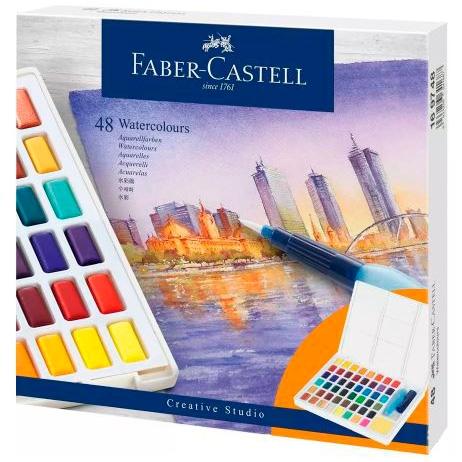 ACUARELAS FABER CASTELL CREATIVE STUDIO ESTUCHE de 48