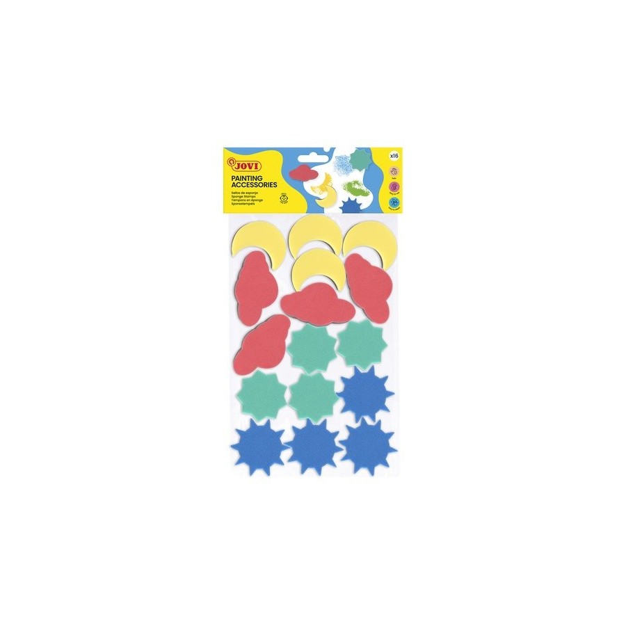 ESPONJAS JOVI para MANUALIDADES BOLSA de 16