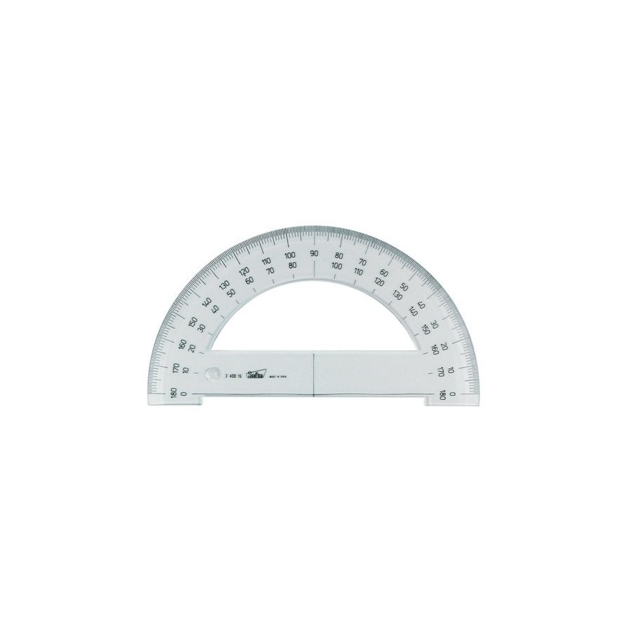 SEMICIRCULO CRISTAL SAFTA 15 CENTIMETROS