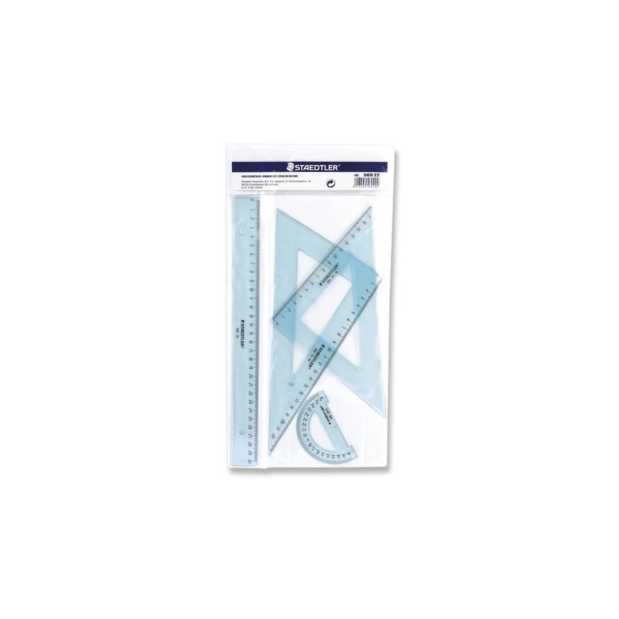 EQUIPO BOLSA REGLA CARTABON DE 30 STAEDTLER