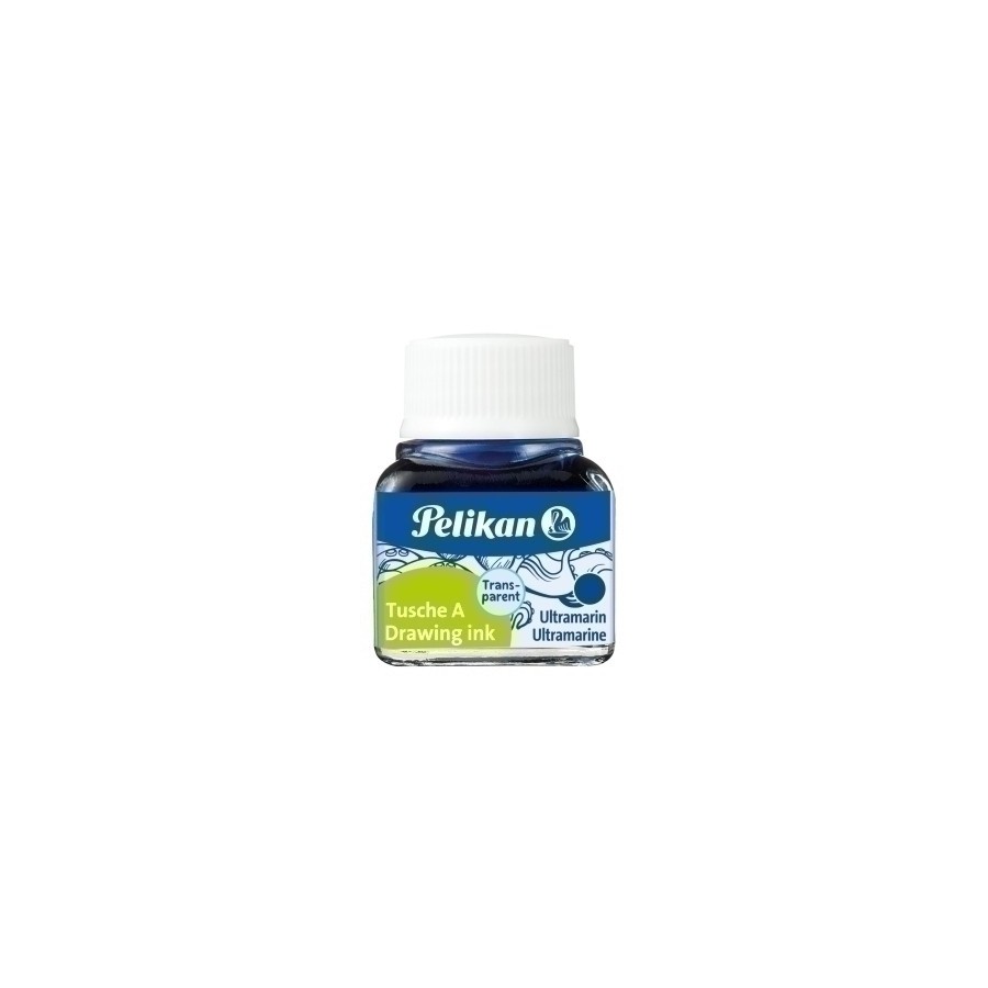 TINTA CHINA PELIKAN FRASCO 10 ml. AZUL ULTRAMAR (523-9) (201582)