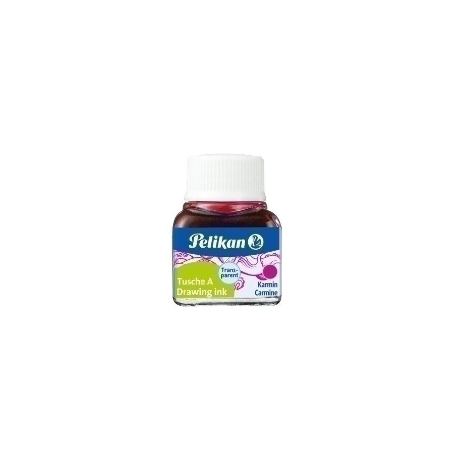 TINTA CHINA PELIKAN FRASCO 10 ml. CARMIN (523-2) (201517)