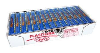 PLASTILINA JOVI 71 PASTILLA 150 gr. AZUL OSCURO CAJA DE 15