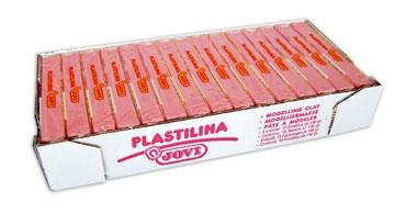 PLASTILINA JOVI 71 PASTILLA 150 gr. ROSA CAJA DE 15