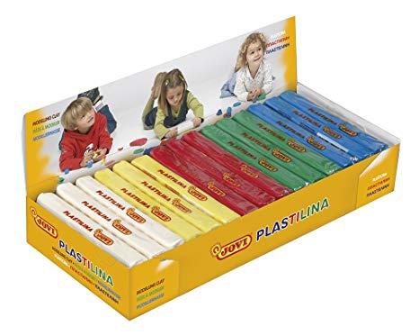 PLASTILINA JOVI 71 PASTILLA 150 gr. SURTIDO EXPOSITOR DE 15 (3*5 col.)