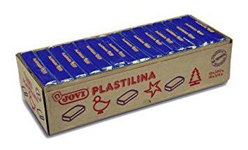 PLASTILINA JOVI 72 PASTILLA 350 gr. AZUL OSCURO CAJA DE 15