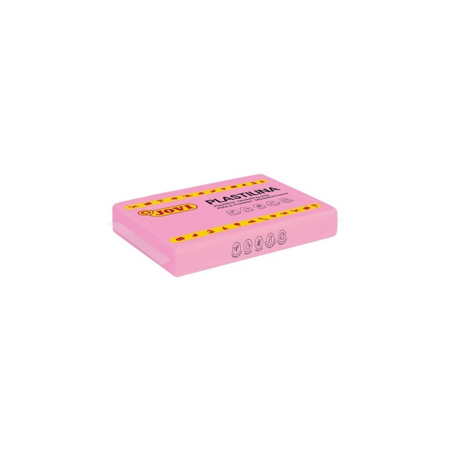 PLASTILINA JOVI 72 PASTILLA 350 gr. ROSA CAJA DE 15