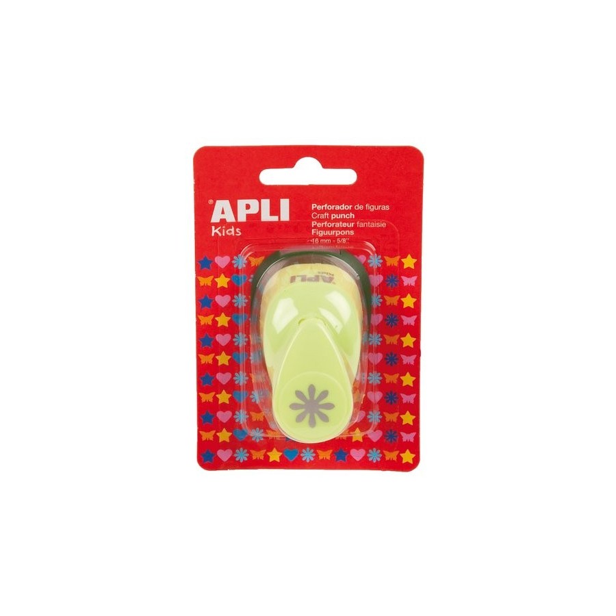 TALADRO FANTASIA APLI 16 mm FLOR VERDE