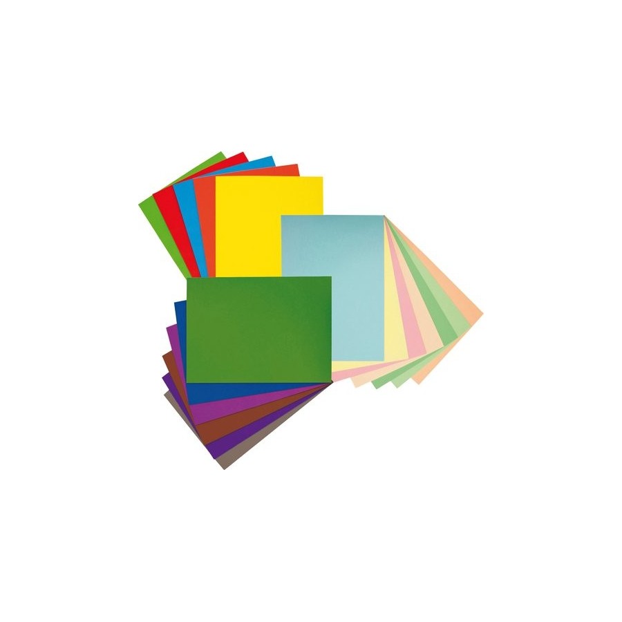 CARTULINA A4 FABRIANO COLORE 185g PAQUETE DE 10 VERDE PALIDO
