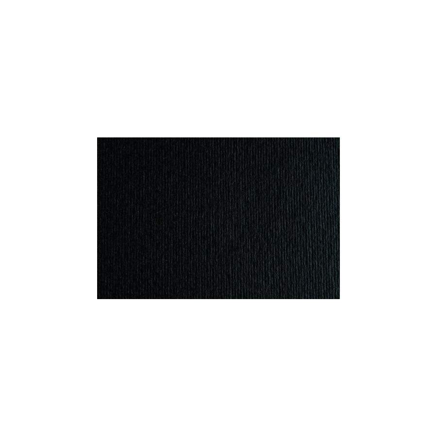 CARTULINA 50x70 cm FABRIANO 220g LISO/RUGOSO NEGRO (NERO) PAQUETE de 20