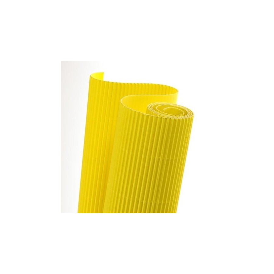 CARTON ONDULADO CANSON 300g ROLLO 0,5x0,7 m AMARILLO LIMON PAQUETE de 10