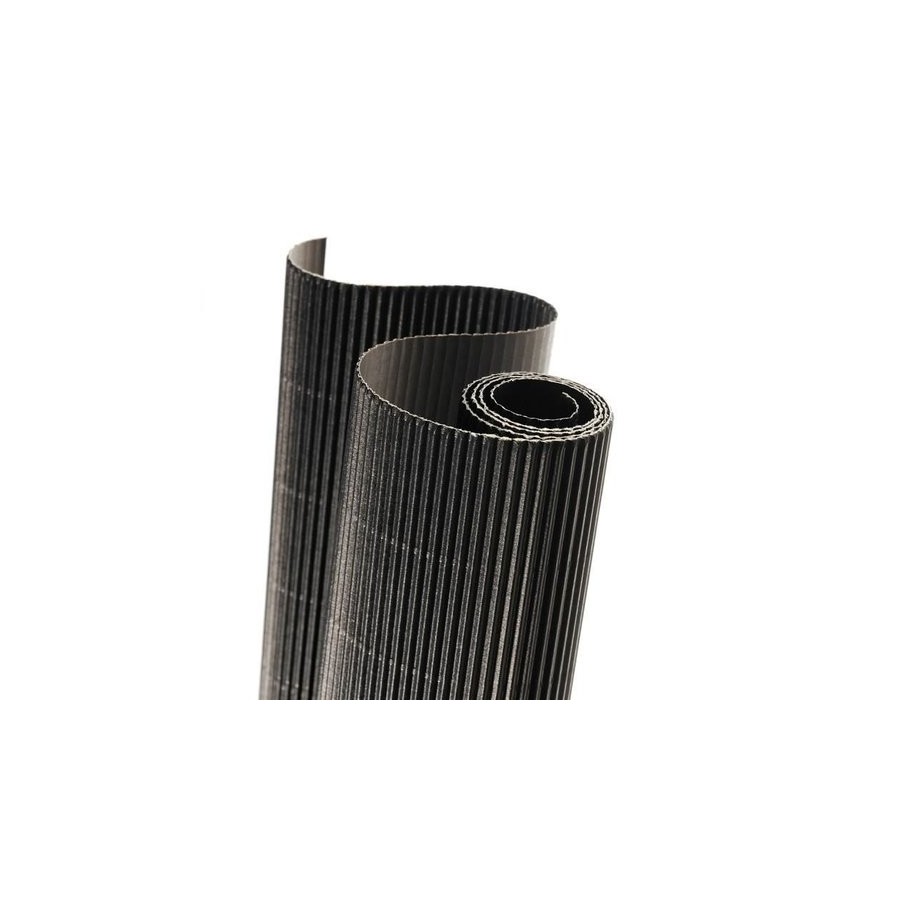 CARTON ONDULADO CANSON 300g ROLLO 0,5x0,7 m NEGRO PAQUETE de 10