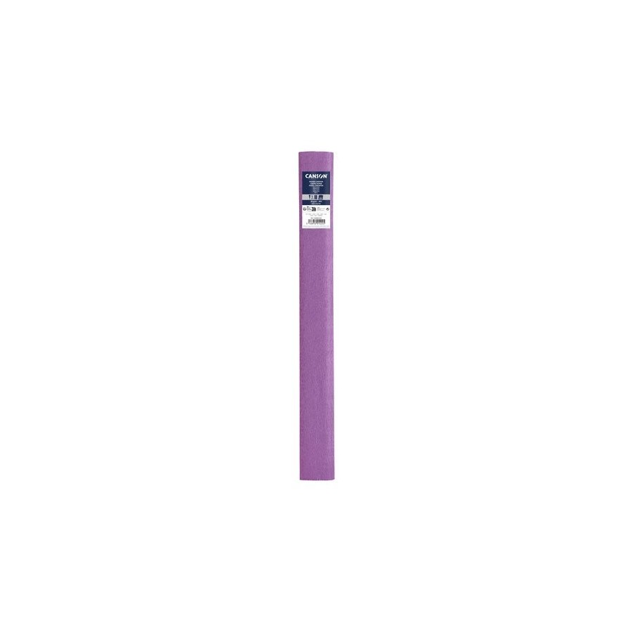 PAPEL CREPE (PINOCHO) CANSON 30g 0,5x2,5 m LILA