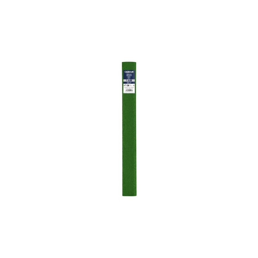 PAPEL CREPE (PINOCHO) CANSON 30g 0,5x2,5 m VERDE HELECHO