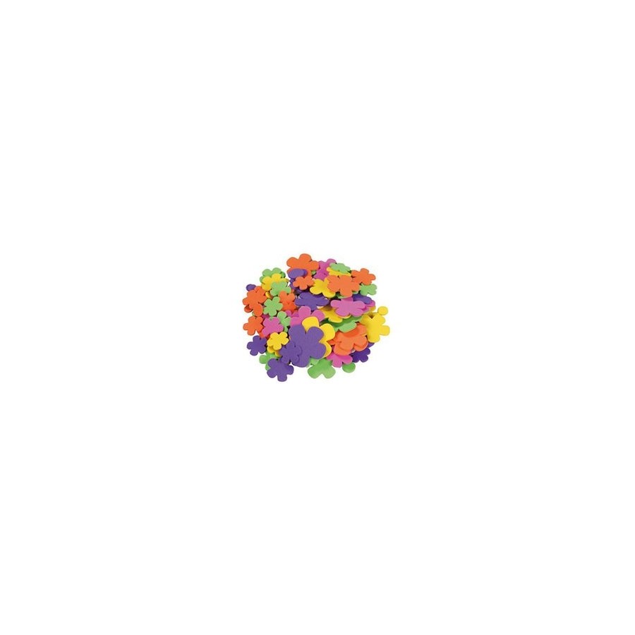 GOMA EVA SMART ADHESIVA FLORES PACK 200 FIGURAS