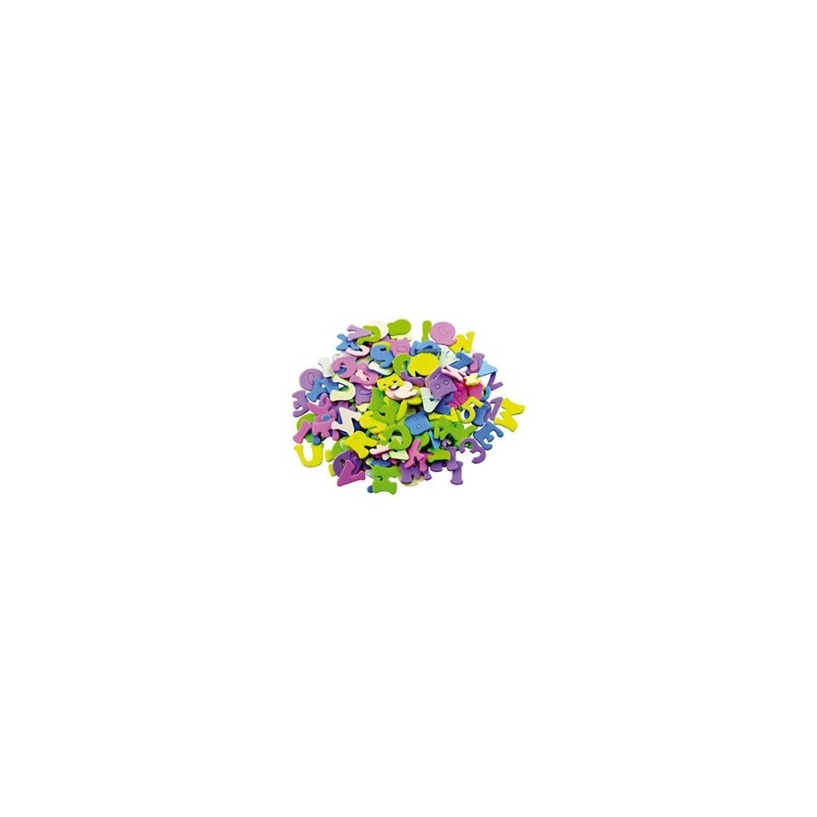 GOMA EVA SMART ADHESIVA LETRAS Y NUMEROS PACK 170 FIGURAS