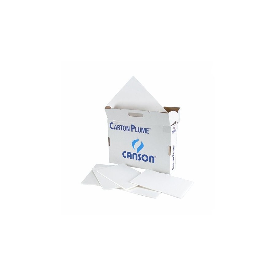 CARTON PLUMA CANSON BLANCO  5 mm  50x70 cm
