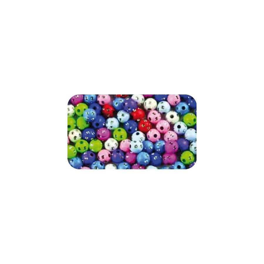 ABALORIOS PLASTICO FIXO KIDS REDONDOS BOLSA de 30 gr.