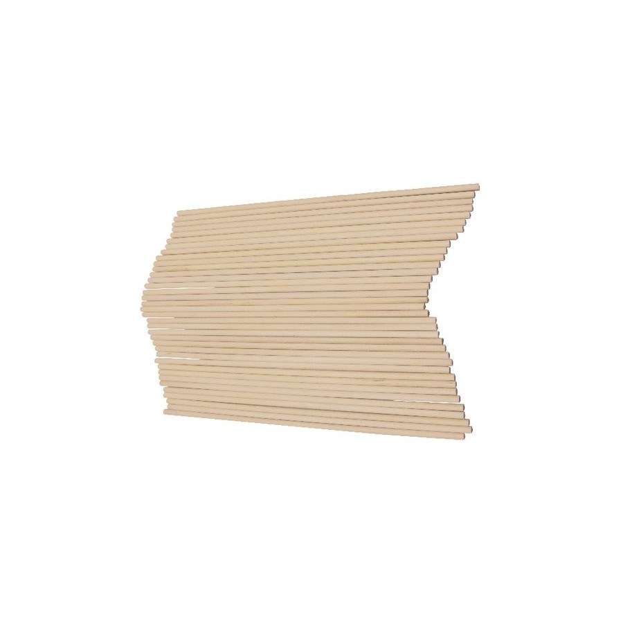PALILLOS REDONDOS FIXO KIDS MADERA NATURAL 20 cm. PACK de 36