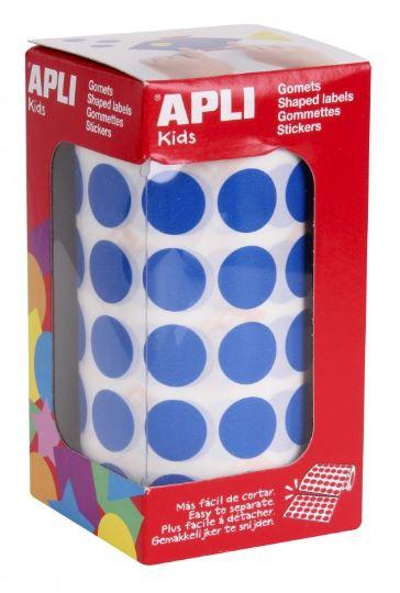 GOMETS APLI  ROLLO 59h CIRCULO Ø 10,5 mm AZUL 5.192 uds. (04852)