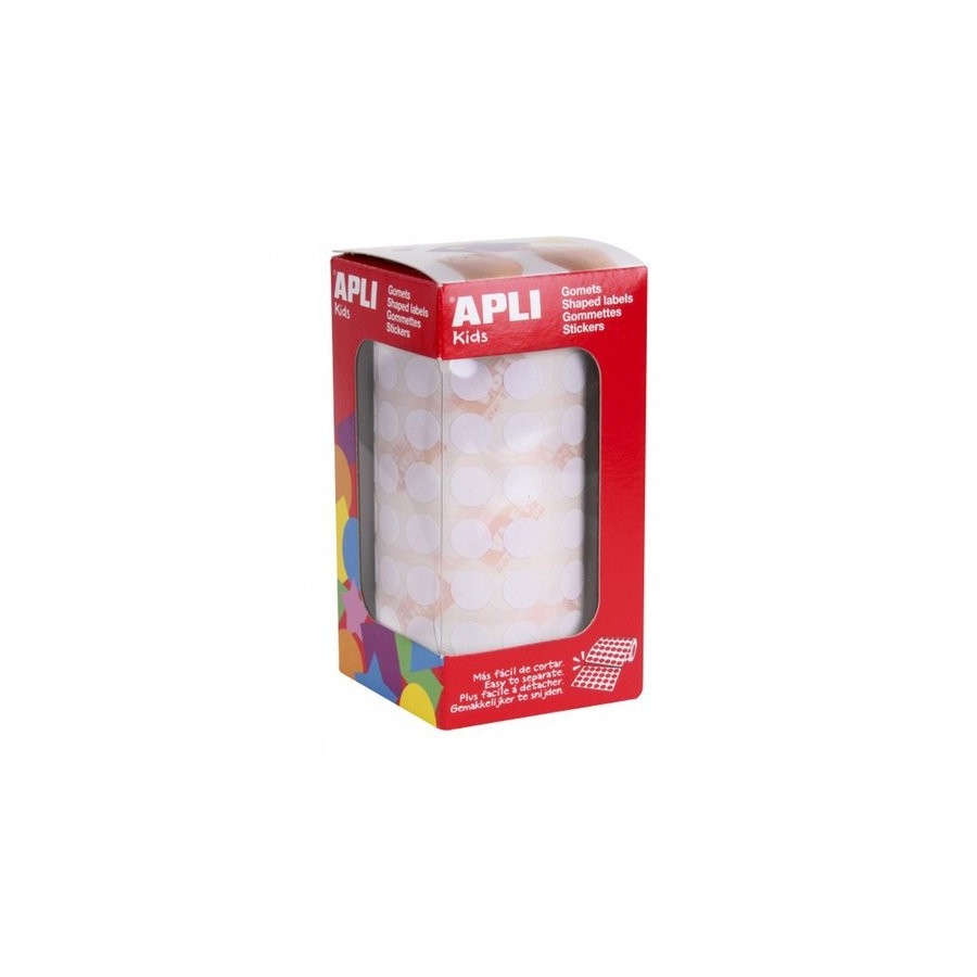 GOMETS APLI  ROLLO 59h CIRCULO Ø 10,5 mm BLANCO 5.192 uds. (11903)