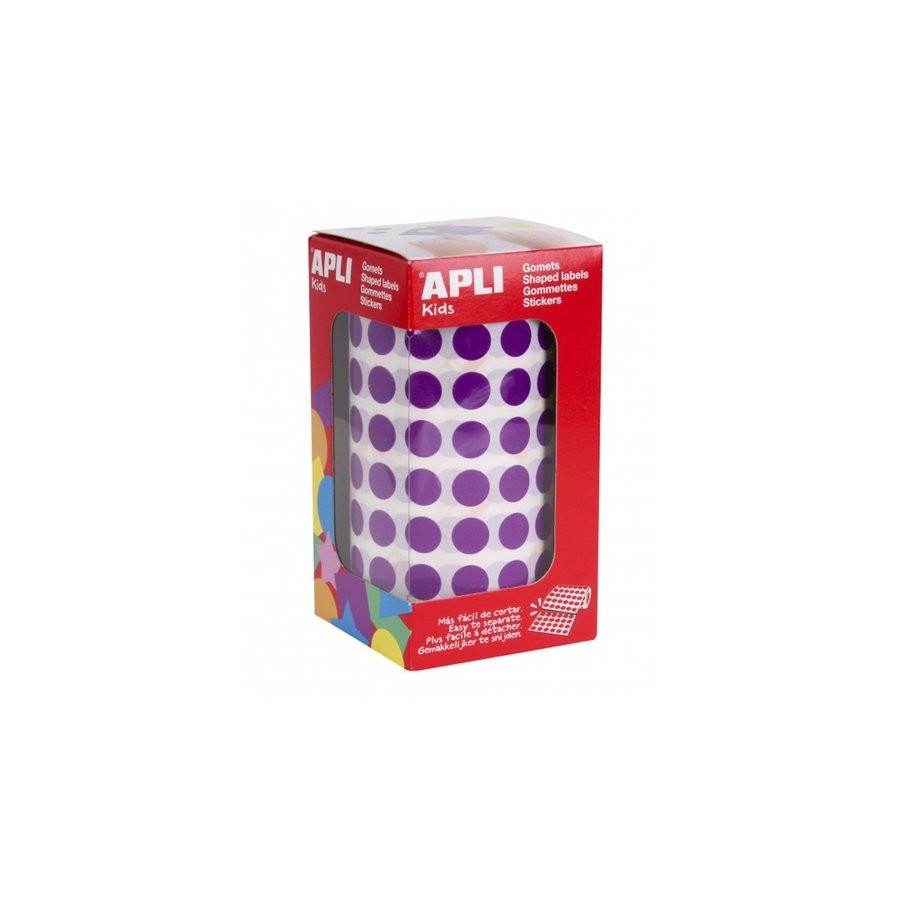 GOMETS APLI  ROLLO 59h CIRCULO Ø 10,5 mm LILA 5.192 uds. (11480)