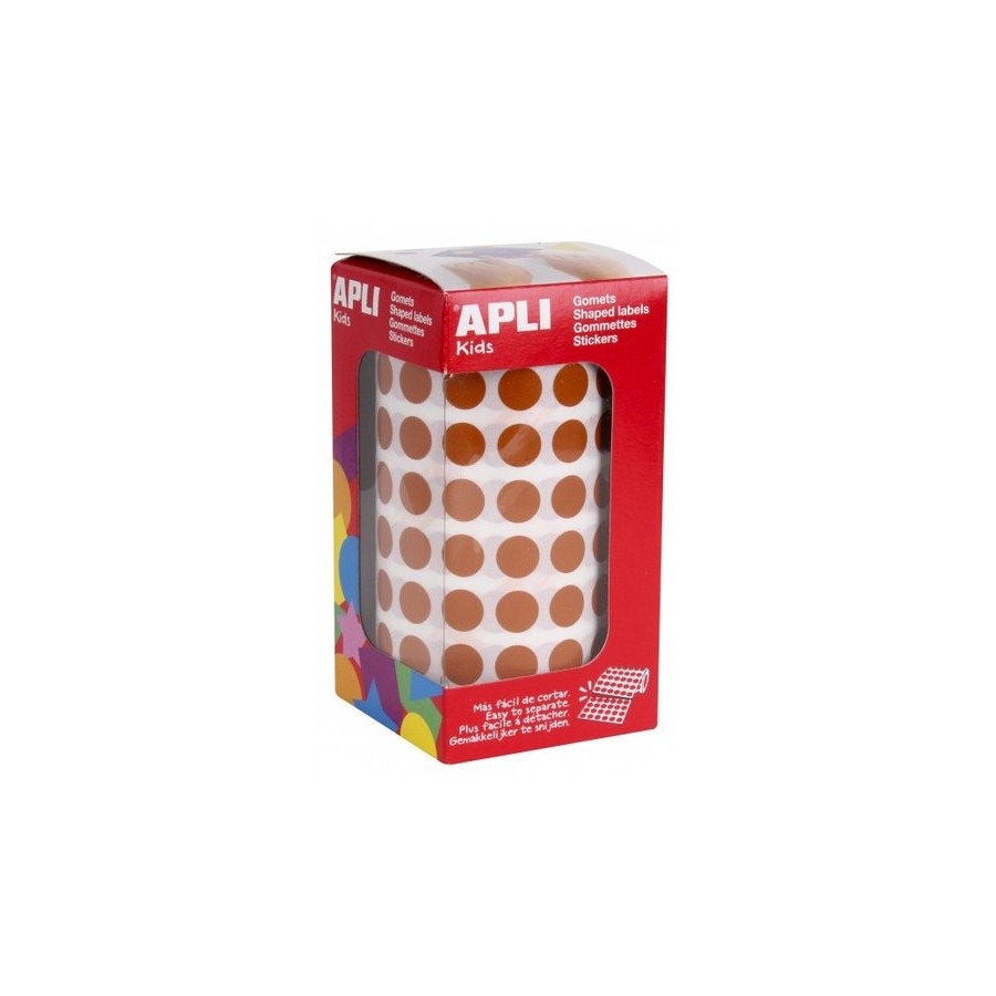 GOMETS APLI  ROLLO 59h CIRCULO Ø 10,5 mm MARRON 5.192 uds. (11481)