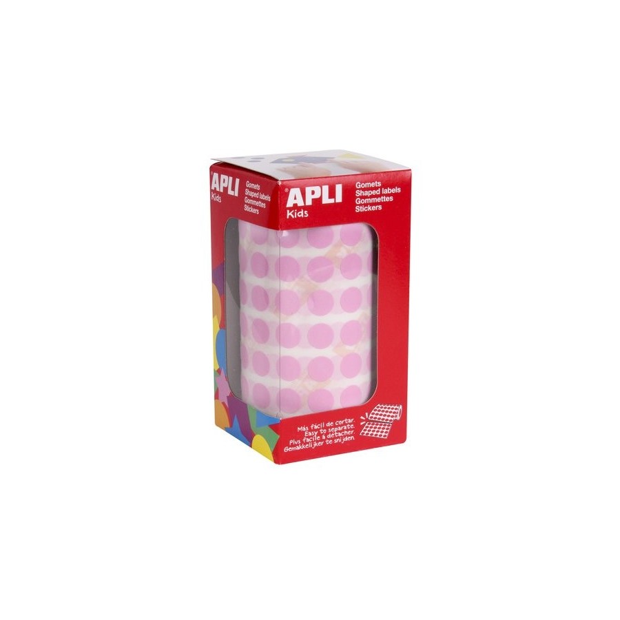 GOMETS APLI  ROLLO 59h CIRCULO Ø 10,5 mm ROSA 5.192 uds. (11479)