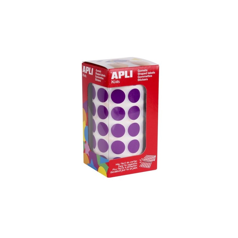GOMETS APLI  ROLLO 59h CIRCULO Ø 15 mm LILA 2.832 uds. (11485)