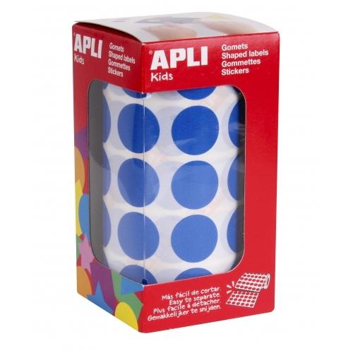 GOMETS APLI  ROLLO 59h CIRCULO Ø 20 mm AZUL 1.770 uds. (04860)