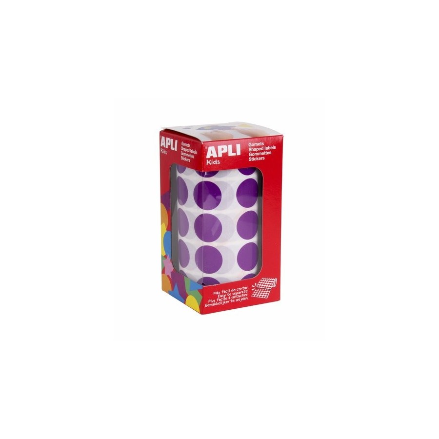 GOMETS APLI  ROLLO 59h CIRCULO Ø 20 mm LILA 1.770 uds. (11490)